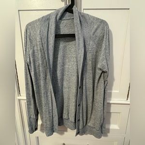 AG heathered blue cardigan
